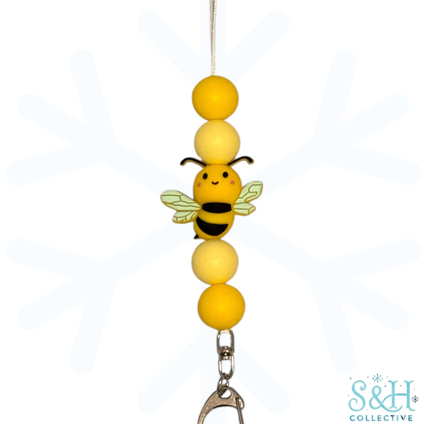 Bee Beaded Lanyard