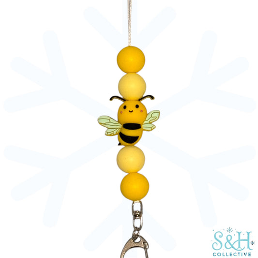 Bee Beaded Lanyard