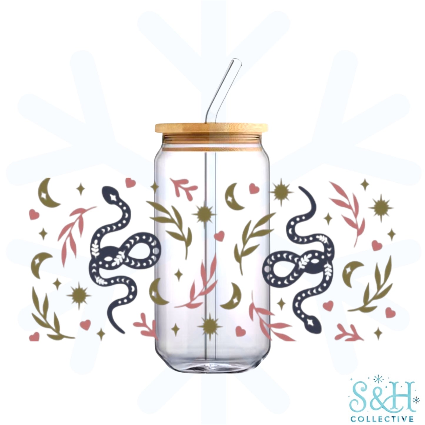 Snake (Holographic Finish) 16oz Can Cup Tumbler