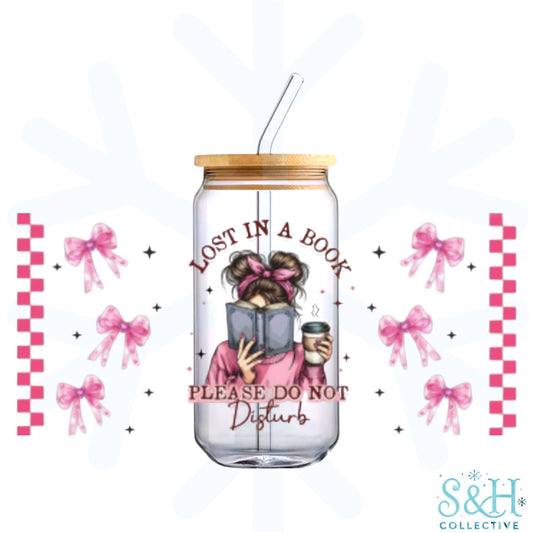 Lost In A Book (Holographic Finish) 16oz Can Cup Tumbler