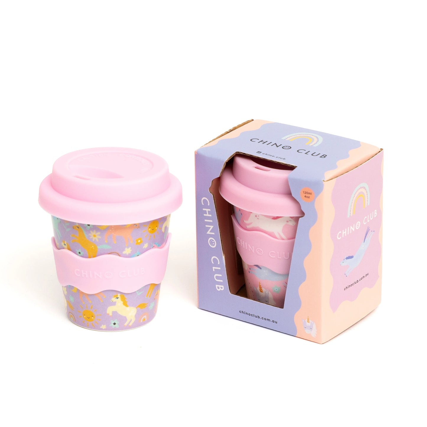 Chino Club 4oz Babychino Cup - Mermaids & Unicorns