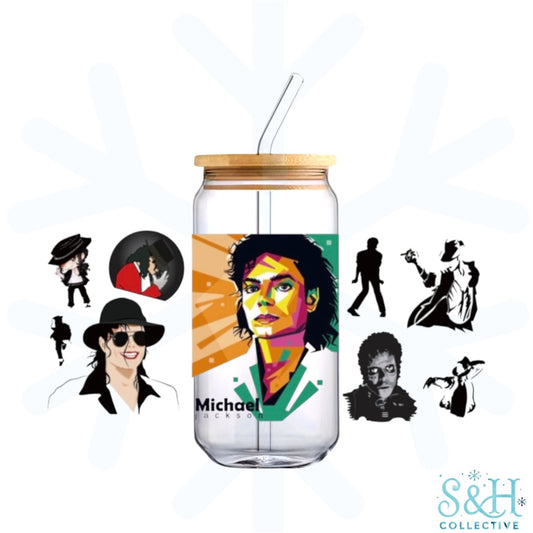 MJ - Icons (Standard Finish) 16oz Can Cup Tumbler
