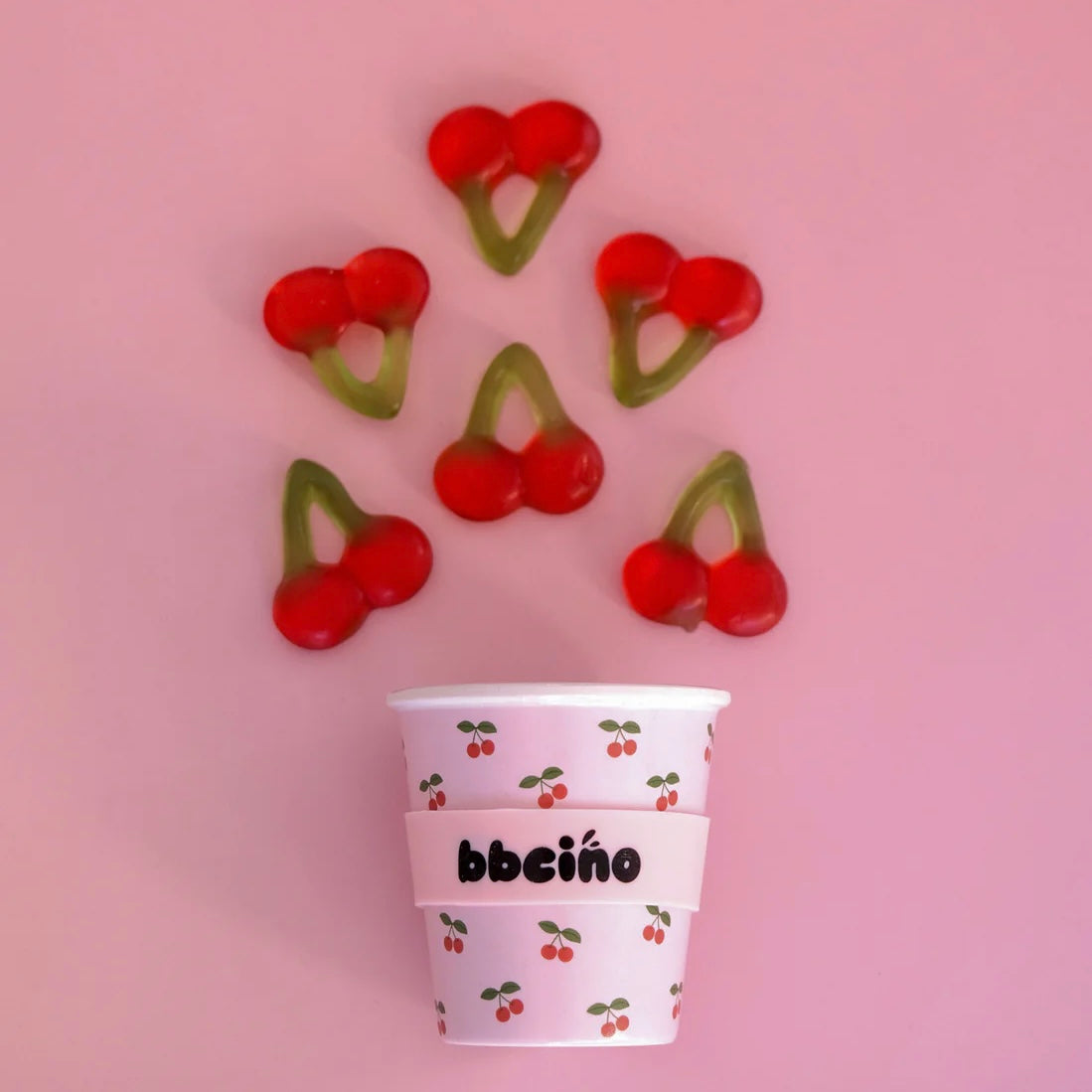 BBcino 4oz (120mL) Babychino Cup - Cherries