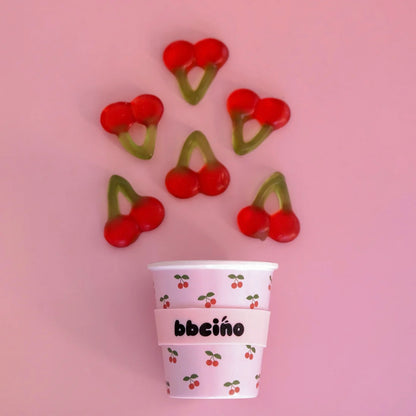 BBcino 4oz (120mL) Babychino Cup - Cherries