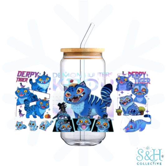 Demon Hunters - Derpy (Double Sided, Standard Finish) 16oz Can Cup Tumbler
