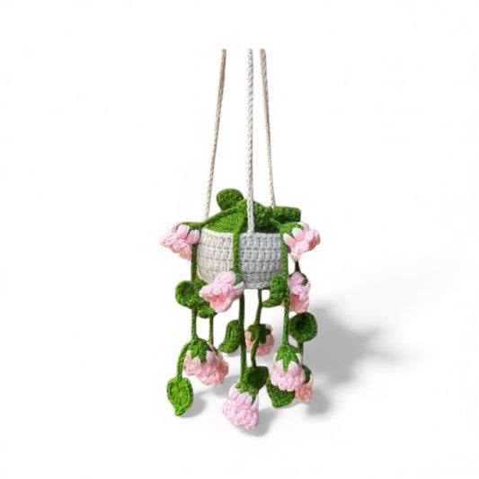 Pink Lily Hanging Basket