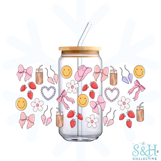 Bows - Girl Fun (Standard Finish) 16oz Can Cup Tumbler