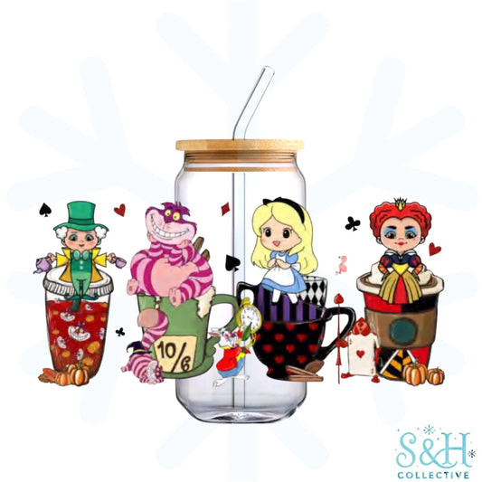 Alice - Fall Cups (Standard Finish) 16oz Can Cup Tumbler