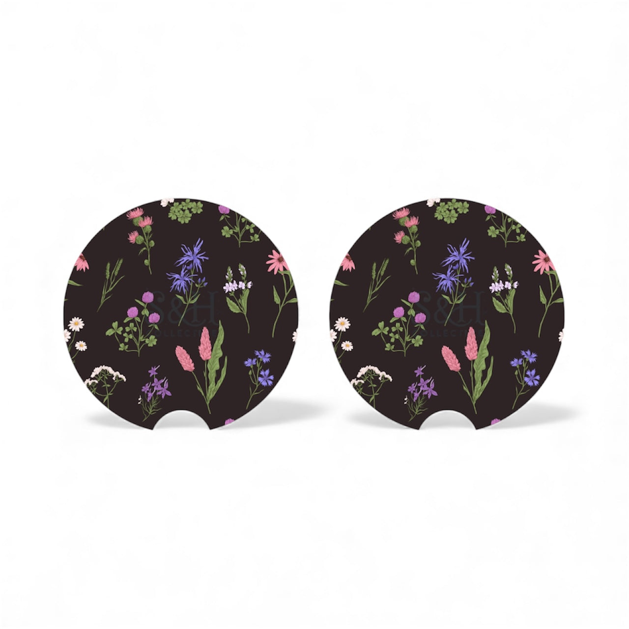 Car Coasters - Flowers