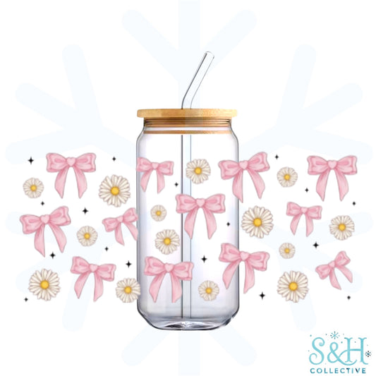 Bows - Daisy (Holographic Finish) 16oz Can Cup Tumbler