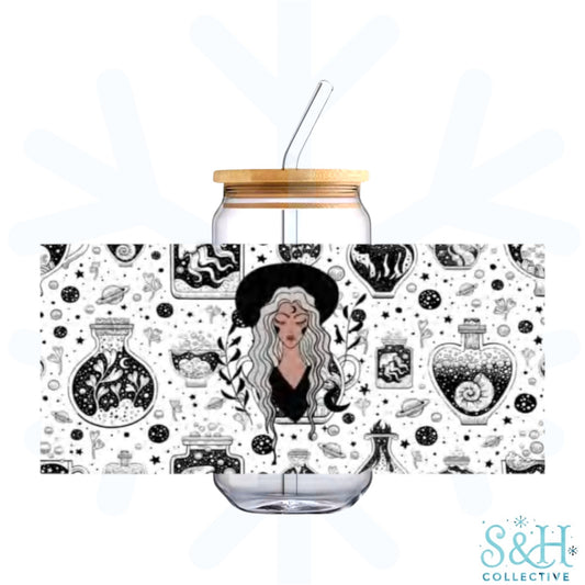 Witch - Black (Standard Finish) 16oz Can Cup Tumbler