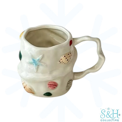 Beach Seashells Ceramic Mug