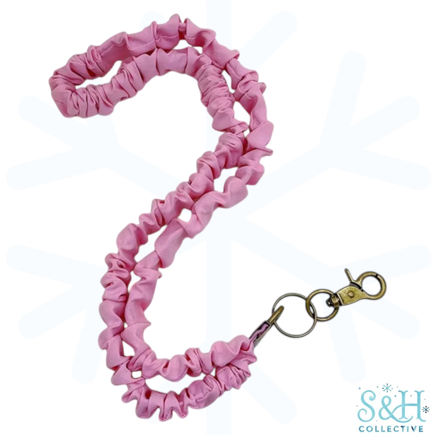 Scrunchie Lanyard - Light Pink