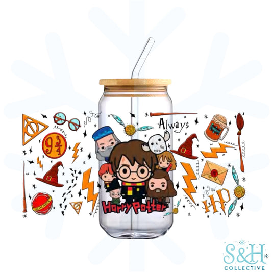 Wizard Characters (Holographic Finish) 16oz Can Cup Tumbler