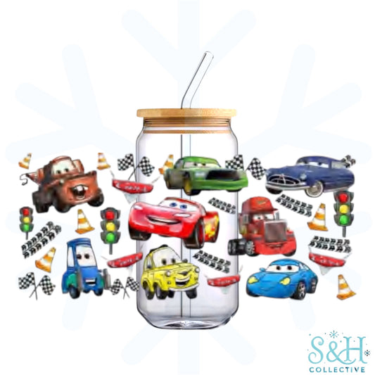 Cars (Standard Finish) 16oz Can Cup Tumbler