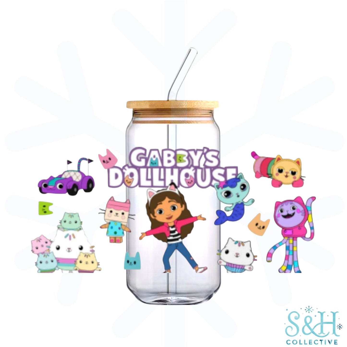 Gabby - Characters (Holographic Finish) 16oz Can Cup Tumbler