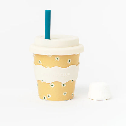 Chino Club 4oz Babychino Cup - Yellow Daisy