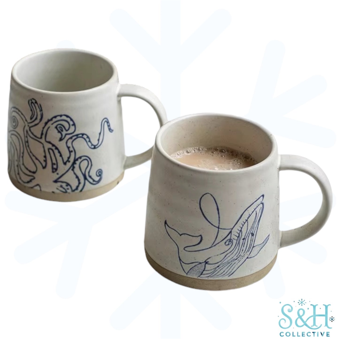 Nordic Ocean Porcelain Mug