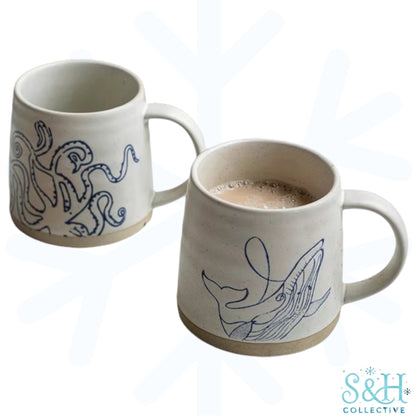 Nordic Ocean Porcelain Mug