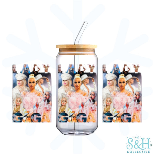 Gaga (Holographic Finish) 16oz Can Cup Tumbler