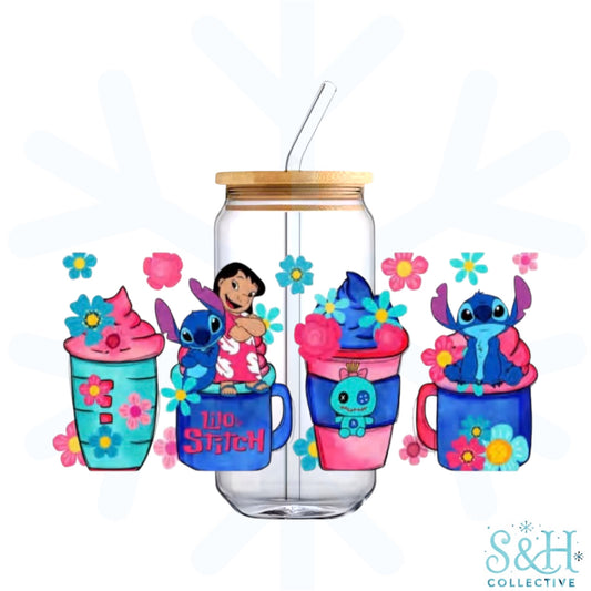 Stitch - Cups (Standard Finish) 16oz Can Cup Tumbler