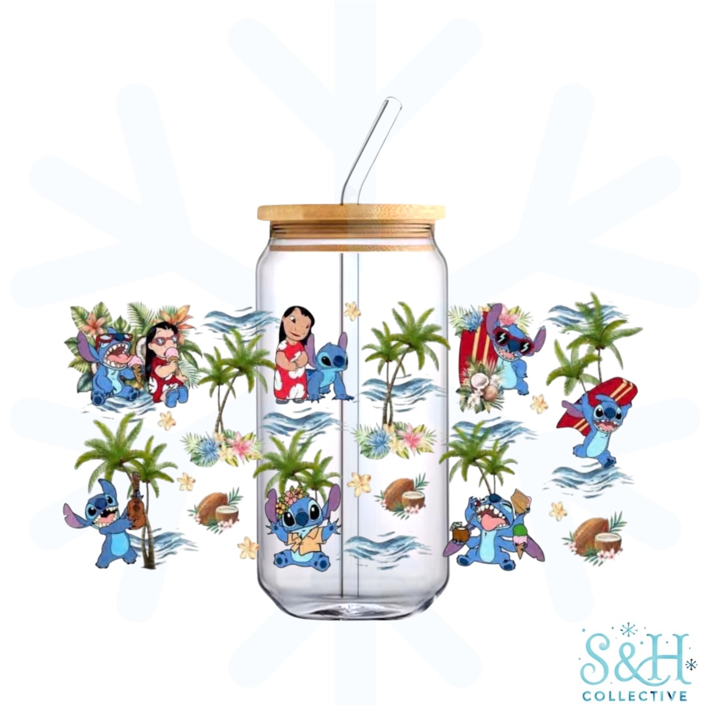 Stitch - Island (Standard Finish) 16oz Can Cup Tumbler