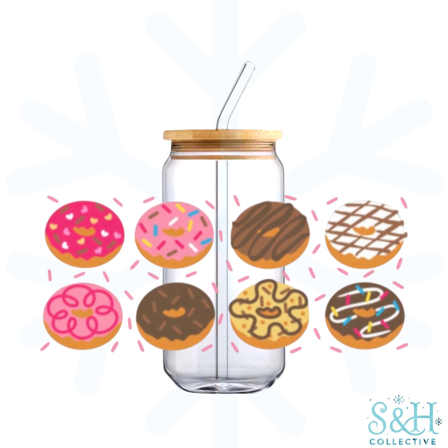 Donuts (Standard Finish) 16oz Can Cup Tumbler