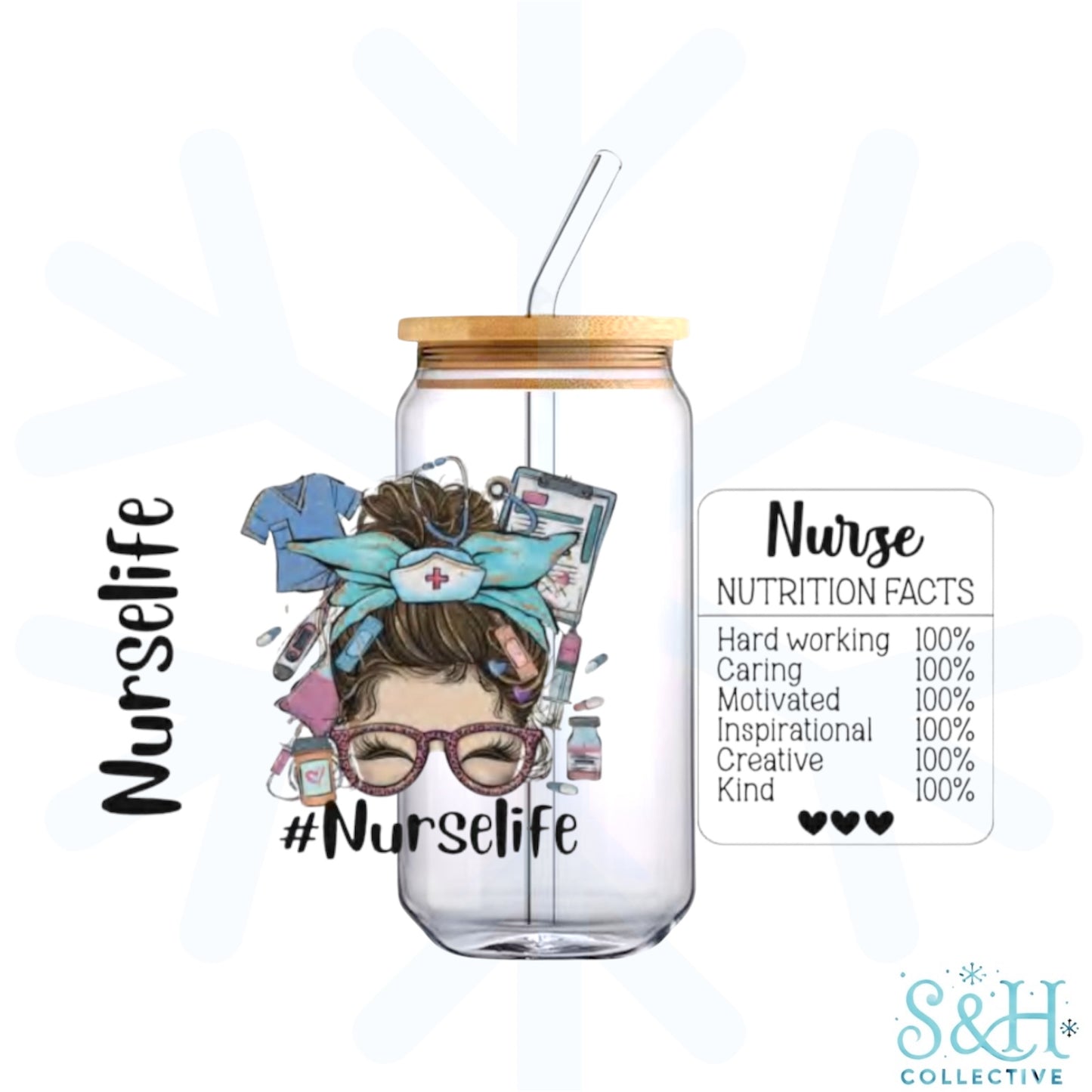 Nurselife (Standard Finish) 16oz Can Cup Tumbler