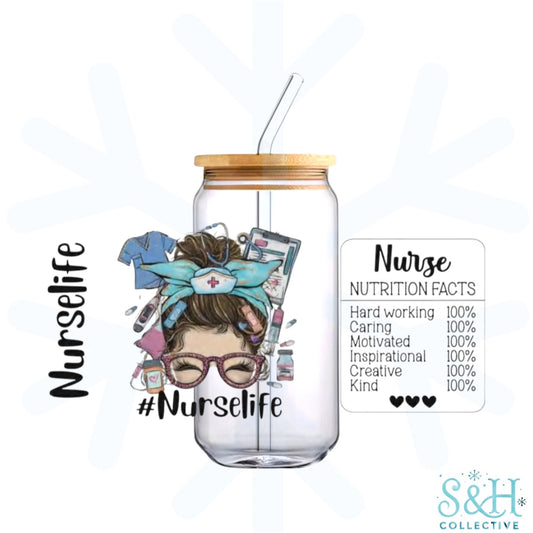 Nurselife (Standard Finish) 16oz Can Cup Tumbler