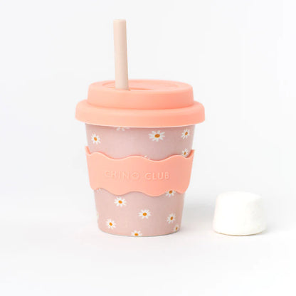 Chino Club 4oz BabyChino Cup - Pink Daisy