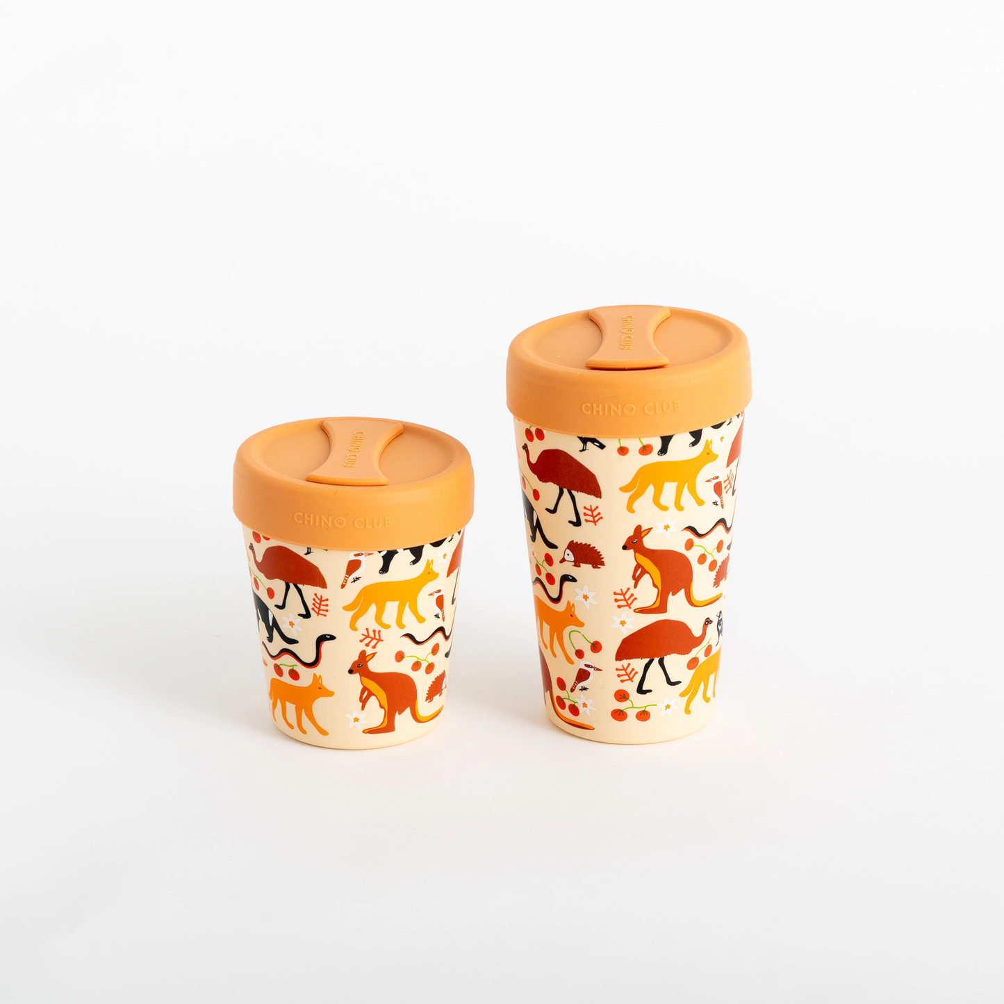 Chino Club Stainless Steel Coffee Cup - Aussie Animals