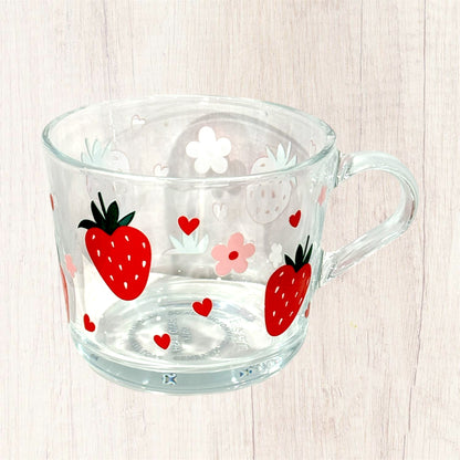 Strawberries & Flowers (Holographic Design) Mug - Small
