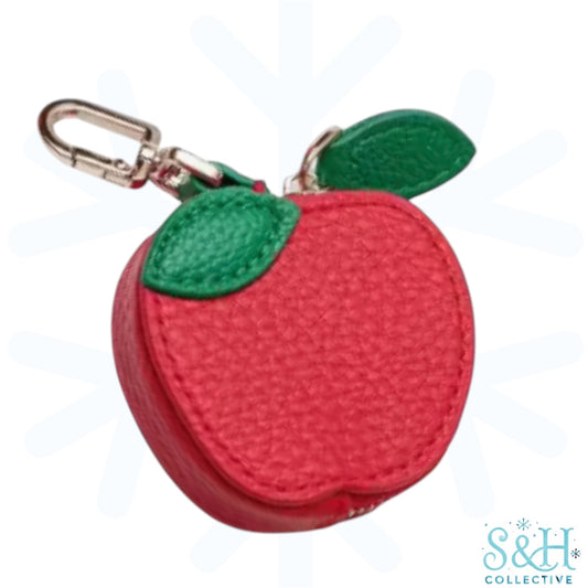 Apple Pouch Bag Charm
