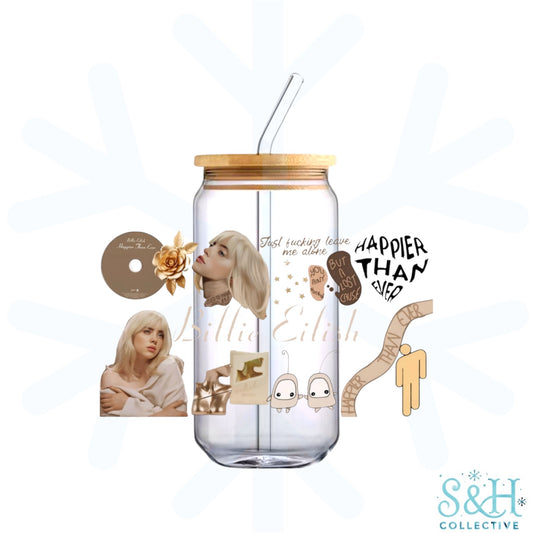 Billie (Holographic Finish) 16oz Can Cup Tumbler