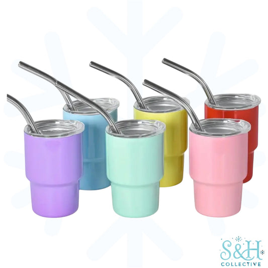 Stainless Steel Shot Glass Mini Tumbler - CLEARANCE