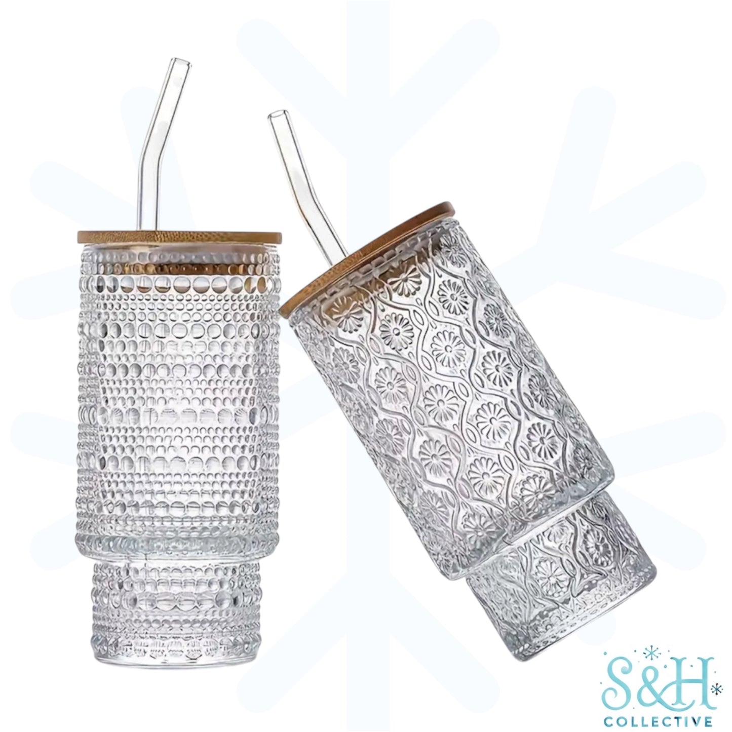 Vintage Look Glass Tumbler - CLEARANCE