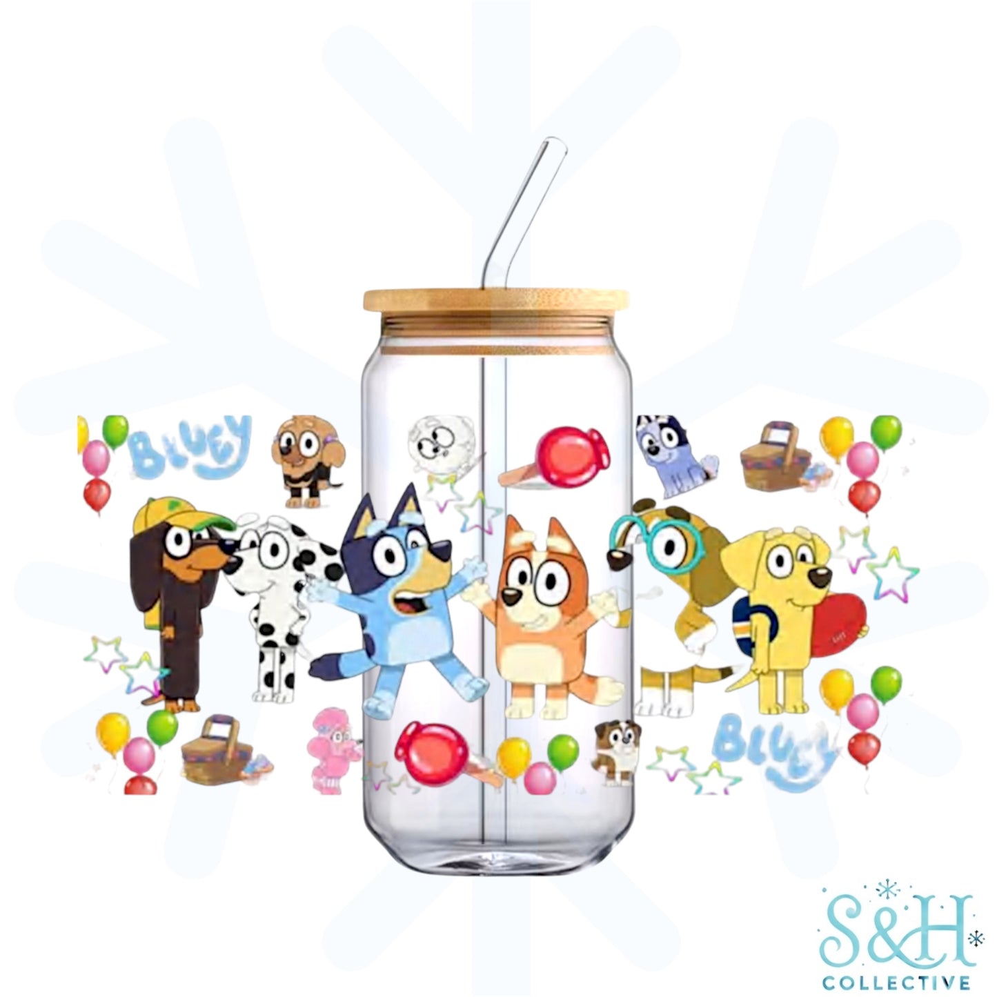 Blue Dog - Party (Standard Finish) 16oz Can Cup Tumbler