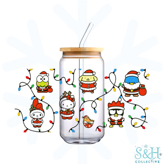 HK - Christmas Lights (Standard Finish) 16oz Can Cup Tumbler