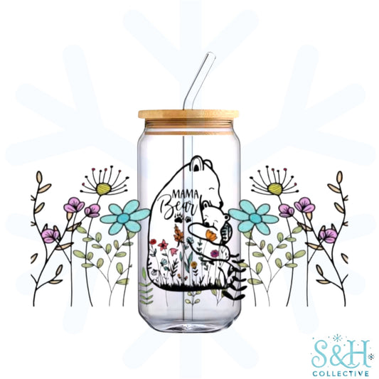 Mama Bear - Hug (Standard Finish) 16oz Can Cup Tumbler