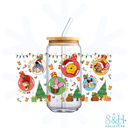 Winnie - Christmas Baubles (Standard Finish) 16oz Can Cup Tumbler