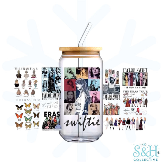 TS - Swiftie Collage (Standard Finish) 16oz Can Cup Tumbler