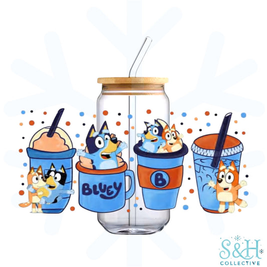 Blue Dog - Cups (Standard Finish) 16oz Can Cup Tumbler