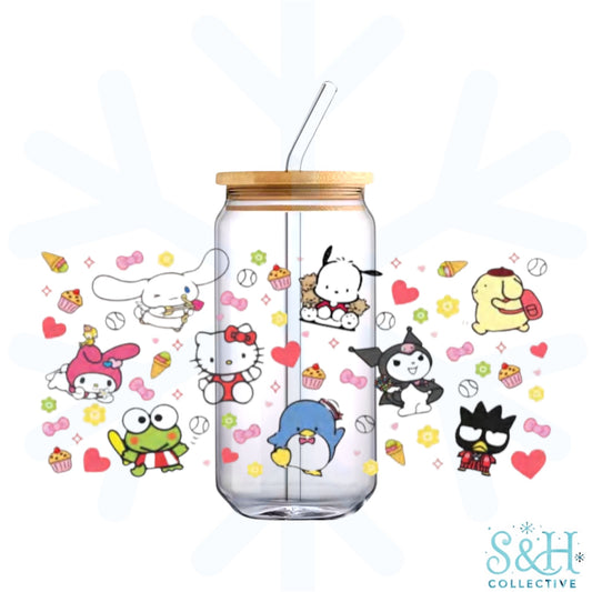 HK - Cupcake Collage (Standard Finish) 16oz Can Cup Tumbler