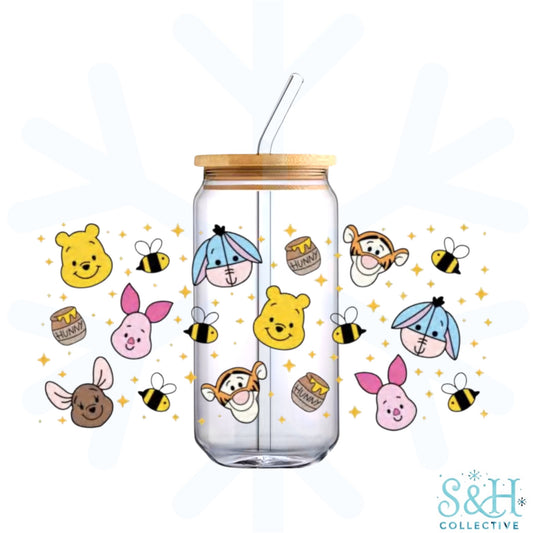 Winnie - Character Stars (Standard Finish) 16oz Can Cup Tumbler