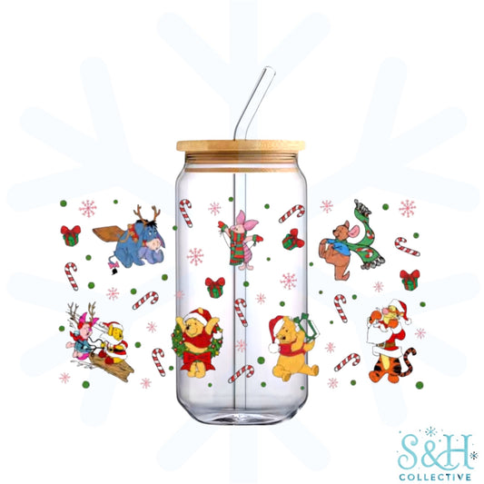 Winnie - Christmas Candy Canes (Standard Finish) 16oz Can Cup Tumbler