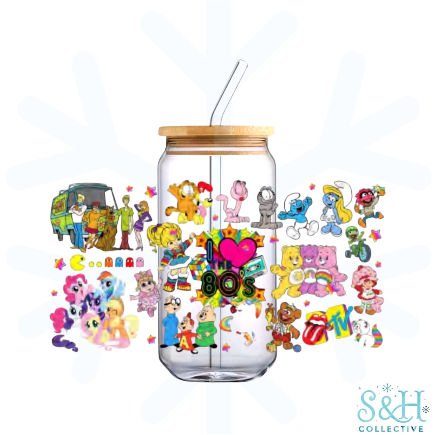 I Love The 80s (Standard Finish) 16oz Can Cup Tumbler